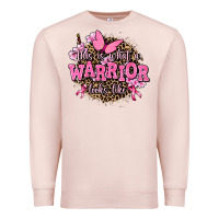 Pale Pink this is what a warrior looks like Premium Sweatshirt - AdoDesignShop