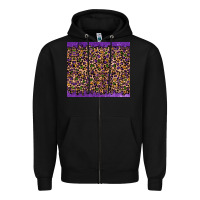 Black mardi gras leopard Zipper Hoodie - RanaPortraitStore
