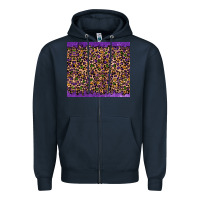 Navy mardi gras leopard Zipper Hoodie - RanaPortraitStore