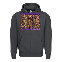 Smoke mardi gras leopard Zipper Hoodie - RanaPortraitStore