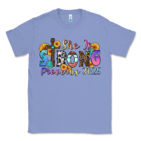 Colony Blue she is strong proverbs 31 25 Classic Tee - Zillion Design Studio