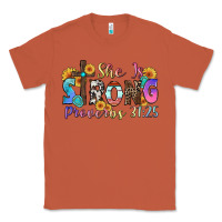 Copper she is strong proverbs 31 25 Classic Tee - Zillion Design Studio