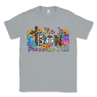 Heather Grey she is strong proverbs 31 25 Classic Tee - Zillion Design Studio