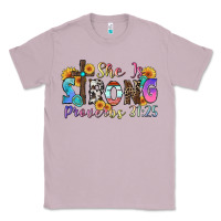 Lilac she is strong proverbs 31 25 Classic Tee - Zillion Design Studio
