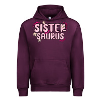 Mauve Wine sister saurus Urban Hoodie - MaliasSmallBusiness