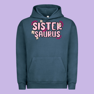 Sister Saurus Urban Hoodie Designed By Maliassmallbusiness