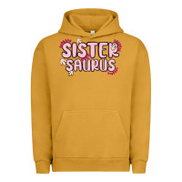 Pigment Peanut Butter sister saurus Urban Hoodie - MaliasSmallBusiness