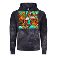 Cloud Black pumpkin nurse with sunflower Vintage Hoodie - AdoDesignShop