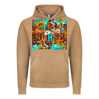 Vintage Camel pumpkin nurse with sunflower Vintage Hoodie - AdoDesignShop