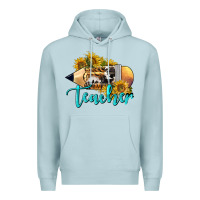 Blue Mist Western Teacher Pencil Premium Hoodie - LillyAllenDesigns