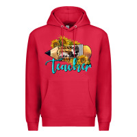 Cardinal Western Teacher Pencil Premium Hoodie - LillyAllenDesigns