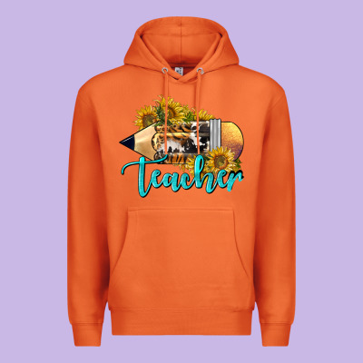 Western Teacher Pencil Premium Hoodie Designed By Lillyallendesigns