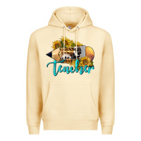 Pina Colada Western Teacher Pencil Premium Hoodie - LillyAllenDesigns