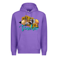 Purple Western Teacher Pencil Premium Hoodie - LillyAllenDesigns