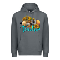 Rock Western Teacher Pencil Premium Hoodie - LillyAllenDesigns