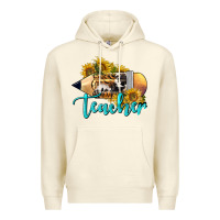 Sandshell Western Teacher Pencil Premium Hoodie - LillyAllenDesigns