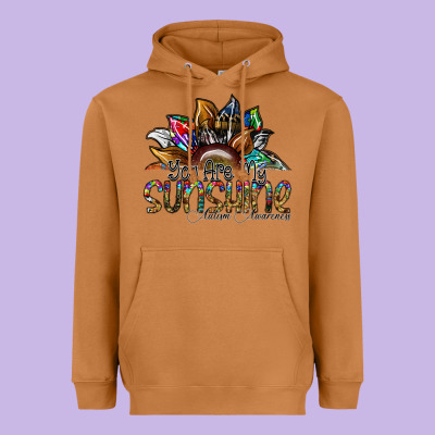 You Are My Sunshine Autism Awareness Heavyweight Hoodie Designed By Sublimationcraftshop