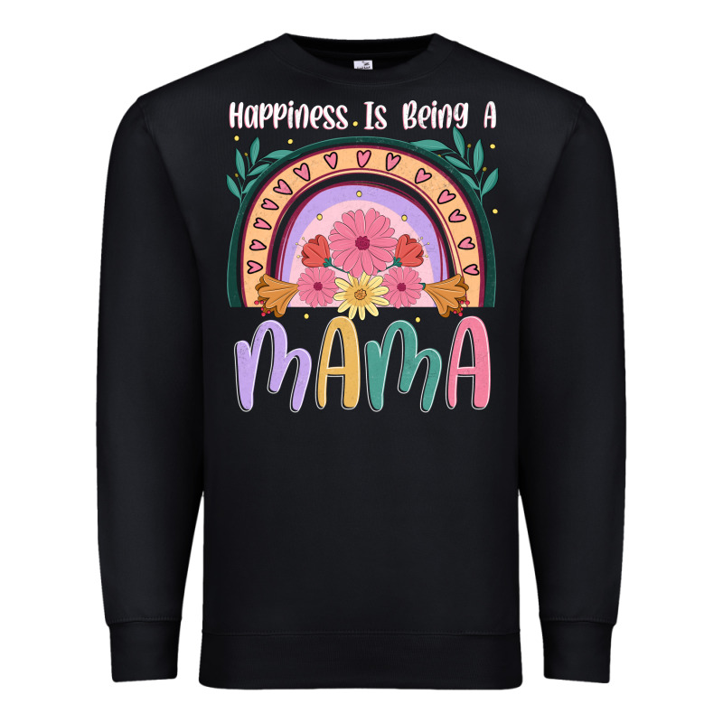 Happiness Is Being A Mama Premium Sweatshirt by JahusDesignShop | Teevron