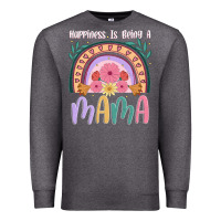 Charcoal Heather happiness is being a mama Premium Sweatshirt - JahusDesignShop