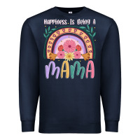 Navy happiness is being a mama Premium Sweatshirt - JahusDesignShop