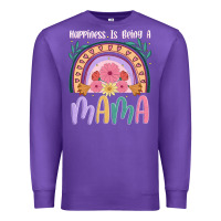 Purple happiness is being a mama Premium Sweatshirt - JahusDesignShop
