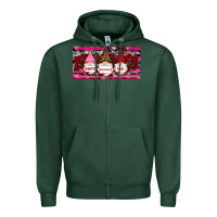 Sports Green Happy valentines day gnomes rose Zipper Hoodie - RanaPortraitStore