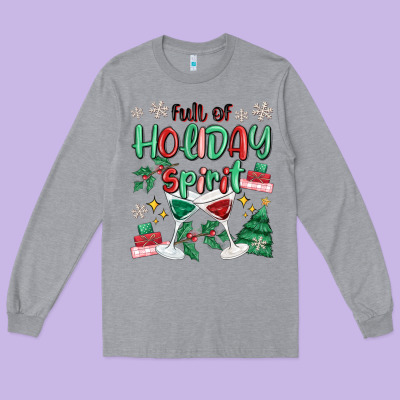 Long Sleeve Tee full of holiday