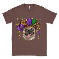 Chestnut Mardi gras hat pug Classic Tee - RanaPortraitStore