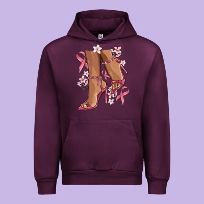 Cancer High Heels Urban Hoodie Designed By Maliassmallbusiness
