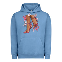 Pigment Pebble Blue cancer high heels Urban Hoodie - MaliasSmallBusiness