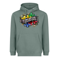Sage austism Heavyweight Hoodie - SublimationCraftShop