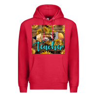 Cardinal Western Teacher Pencil With Sunflowers Premium Hoodie - LillyAllenDesigns