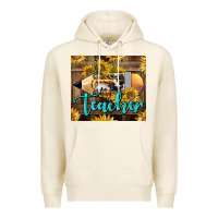 Tofu Western Teacher Pencil With Sunflowers Premium Hoodie - LillyAllenDesigns
