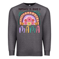 Charcoal Heather happiness is being a mama Premium Sweatshirt - JahusDesignShop