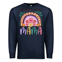 Navy happiness is being a mama Premium Sweatshirt - JahusDesignShop