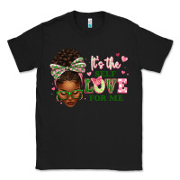 Black sorority colors it's the self love for me afro wom Classic Tee - texasbilliewilder