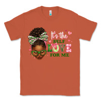 Copper sorority colors it's the self love for me afro wom Classic Tee - texasbilliewilder