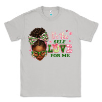 Moon Dust sorority colors it's the self love for me afro wom Classic Tee - texasbilliewilder