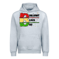 Heather Grey black boy Urban Hoodie - MaliasSmallBusiness