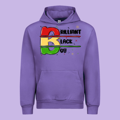 Black Boy Urban Hoodie Designed By Maliassmallbusiness