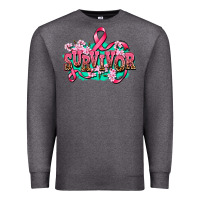 Charcoal Heather survivor Premium Sweatshirt - AdoDesignShop