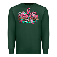 Sports Green survivor Premium Sweatshirt - AdoDesignShop