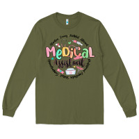 Army Green medical assistant nurse Long Sleeve Tee - MaliasSmallBusiness
