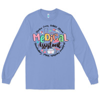 Colony Blue medical assistant nurse Long Sleeve Tee - MaliasSmallBusiness