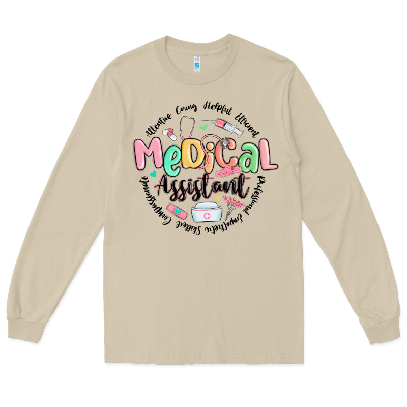 Medical Assistant Nurse Long Sleeve Tee by MaliasSmallBusiness | Teevron
