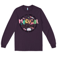 Plum medical assistant nurse Long Sleeve Tee - MaliasSmallBusiness