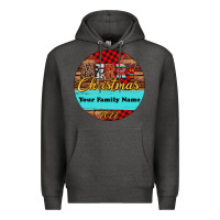 Charcoal Heather (preview)custom christmas ornament Premium Hoodie - Jasminsmagicworld