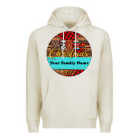 Oatmeal Heather (preview)custom christmas ornament Premium Hoodie - Jasminsmagicworld