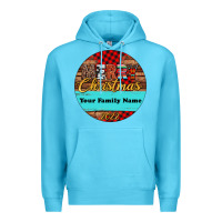 Ocean Blue (preview)custom christmas ornament Premium Hoodie - Jasminsmagicworld