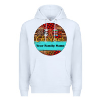 White (preview)custom christmas ornament Premium Hoodie - Jasminsmagicworld